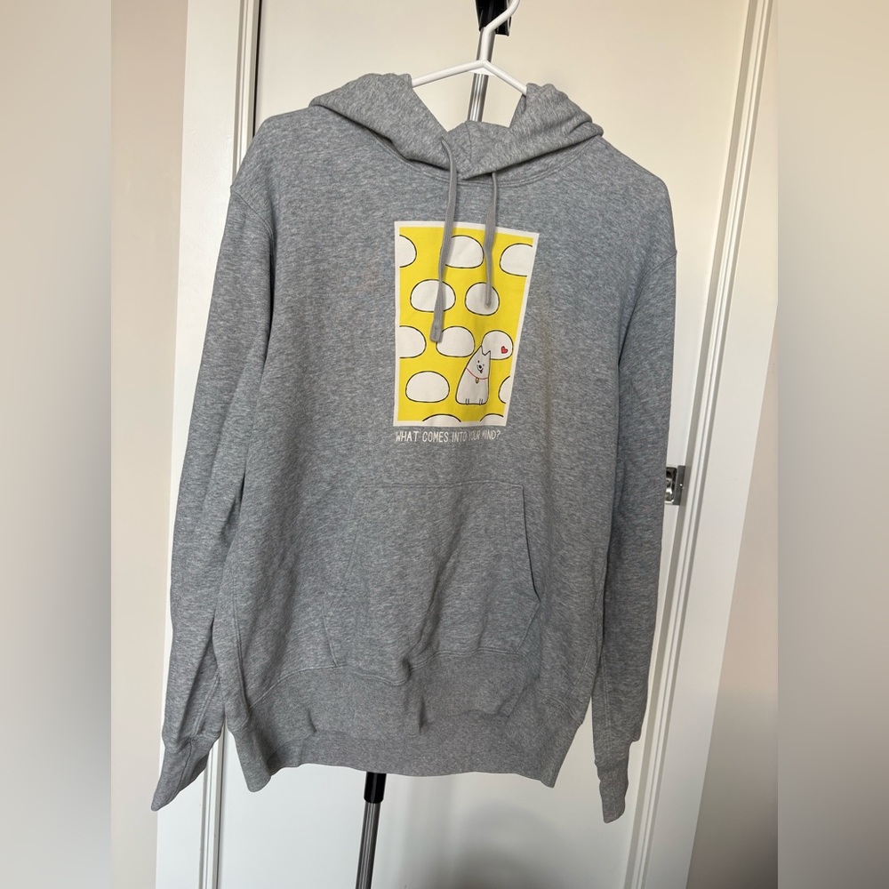 Uniqlo Gray Hoodie Line Friends in US M Women and Teens Christmas